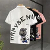 メンズポロスメンズTシャツ服の新機能アニメスリムフィット5xlヴィンテージゴスメンズTシャツグランジストリックベットルーズトップT240419