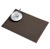 Placemats PVC Dining Table Mat Heat Insulation Stain Resistant Placemat Anti Slip Washable Pad Restaurant Place Mats LL