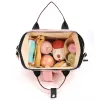 Rucksäcke Personalisierte Mama -Tasche tragbare Falten multi funktionaler Rucksack benutzerdefinierten benutzerdefinierten Namen mit großer Kapazitäts -Rucksäcke für neue Mutter