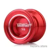 Yoyo magi yoyo ny version yoyo n6 röd aluminium professionell legering yoyo boll (diverse färger)