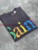 T-shirt maschile saint Michael t-shirt per lettere colorate uomini donne t top vintage lavata maglietta t240419