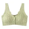 Bras Femmes Front Bouton Sexy Brassiere Hrepide Femelle Crop Sans couture sans anneau en acier intime les dames sous-vêtements de dentelle mère