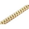 Hip Hop Jewelry 8mm Moissanite Vvs Diamond Cuban Link Chain Bracelet