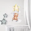 Wall Stickers Cartoon Teddy Bear Balloons Clouds Nursery Decals Art Removable Picture Posters For Baby Boys Room Home Decoration