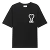24SS Amis Mens T-shirt T-shirt T-shirt Fashion Luxury Designer T-shirt Summer Coton Coton Classic Red Coeur Broidered Couple T-shirt T-shirt Street Haikyu Vêtements 612