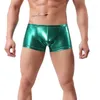 Sous-pants pu sexy Men Underwear Boxer Shorts pour hommes Houstable Nylon Male Pantes CUECAS GAY SHINY DROSSHING