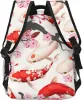 Zaini Koi Fish e Sakura Pattern Elegante zaino Casual Borsa di zaino con più tasche Daypack per computer per attività di lavoro