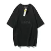 21SS Designer Tide T-shirts LETTRE CHOSE LETTRE LAMINÉE PRIME COUPE COUPE HAUTE HAUTES STREET T-SHIRT CONSTUSIBLE 100% PURS PUR