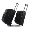 Carry-ons grote koffer voor reizen met wielen voor mannen vrouwen slijtvaste plunje handtas vouwen nylon trolley carryon koffer x5