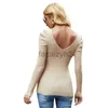 Ponts de femmes Spring New Slim Fit High Elasticity V-Neck Treot Bottom Shirt Design Feel Bubble Gandes à manches