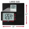 Body Weight Scales Taylor Digital Body Weight Scale Battery Powered Black/Grey 400lb Capacity 240419