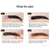 Enhancers 1Pcs Peel Off Eye Makeup Permanent Eye Brow Tattoo Tint Brown Longlasting Waterproof Dye Eyebrow Gel Cream Make Up Cosmetics