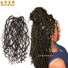 human curly wigs Wig womens long curly hair womens wig chemical fiber hair Crochet hair River loc
