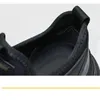 Casual skor band läder för män varumärke mjuk platt affärsman skor 2024 elastisk sko mun sneakers