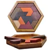 3D Puzzles Geometric Shape Puzzles Hidden Blocks Building Wooden 3D Jigsaw Puzzle Kids Educational Logical Thinking Training Game Gifts 240419