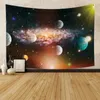 Arazzi Galaxy Arazzo Earth Sunrise da Space Stile fantascienza Decotta sospesa per la camera da letto Dorma del soggiorno