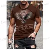 T-shirts masculins T-shirts de drapeau américain vintage pour hommes Short Slve Tops 3d Independence Day Vêtements Graphique Summer Strt Mens Shirt TS T240419