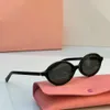 Miui Ladies Sunglasses For Women Designer Refined Elegance Ultralightweight Aesthetic Glamour Premium Version Oval Prescription Glasses 1079