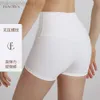 Desseradores de ioga de aloe woman woman calça tripartida feminina para mulheres com altas cintura abdominanda levantando o fitness de fitness nylon shorts de rosca de nylon