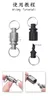 Keychains Quick Release Keychain Men Alloy Hoogwaardige mini -auto Key Chain Handige afneembare ring