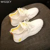Fitness Shoes 2024 Summer Women's Mesh Breathable Sneakers Fashionable Comfortable Casual Flat Tenis Feminino D1083