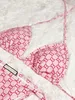 Dames bikini's set sexy ontwerpers dames stropdas riemen afdrukken letters badpak mode strandkleding badmode ggitys ykgh