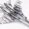 Skala 1100 Fighter Model China SU35 Militär flygplan Replica Aviation World War Plan Collectible Miniature Toy for Boy 240408