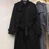 Designer di trench maschili Kensingtonkorean Edition Trench Long High End British in stile British Coat Udck