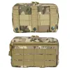 Packs Tactical MOLLE Admin Sacch Sacs de taille EDC Pagnière utilitaire Sac de médecine Dump Drop Drop Sacs Téléphone Military Compact Hunting