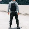 Sacs Sacs de rangement à skateboard Sac à dos de skateboard régulier avec des sacs de skateboard de conception d'autocollants magiques pour hommes