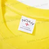 T-shirty męskie 2024 Summer Nowa koszulka Noah Nisza moda marka tuńczyka nadruk krótki niewolnik męski luźne pełne dopasowanie top t240419