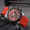 Tag tog homens cronógrafo seis agulhas calendário Função completa marca F1 Sports Sports Watch Strap Strap Strap Automática Movimento de Designer Quartz Relógios Fórmula1