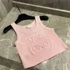 Kvinnors sexiga brev beskuren tank tops sexig sommarhoppare camis utomhus pullover tees lyx designer kvinnor ärmlösa tshirts kvinna kläder