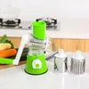 Multifunktion Veggie Chopper Kök Verktyg Manual Trummat Mat Mat Shredder Potato Fruit Slicer Vegetabiliska Cutter Meat Grinder 240415