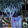 3050 cm Meteor Shower Rain Light LED Outdoor Light Light Garland Street Garland Dekoracje choinki na rok 2024 240409