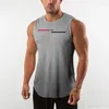 Men's Tank Tops Dropship Summer Gym Sports Bodybuilding Fitness Basketball Mesh Quick-drying Fashion Breathable Top