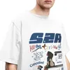 Sza sos sång män kvinnor t shirt sommar kort ärm vintage ren bomull rund hals stor storlek 240419