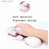 منصات الماوس معصمها Pinktortoise Creative 3D Kaiten gotou silicone mouse pad anime sexy beauty stest stest phad pad y240419