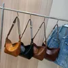 ショルダーバッグファッションブランド女性のための小さなシンプルなPUレザークロスボディバッグ豪華なソリッドカラーハンドバッグと財布