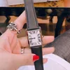 Cadran travaillant des montres automatiques Kajia Xiaokajia Fashion Versage polyvalent petit quartz carré femme montre