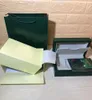 Fornitore di fabbrica marchio verde marchio carta originale orologi regalo schede in pelle per 116610 116660 116710 116613 116500 orologio per scatole-31090469