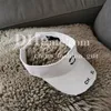 Sportvisoren Hut Sommer leere Top -Kappe für Männer Frauen Designer Brief Cap Golf Tennis Sport Sonnenschirm Hut Hut