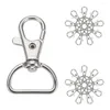 Keychains 20 Pcs Metal Swivel Clasp Snap Hook Lobster And Key Rings Set For Keys Handbags Jewelry Craft Making