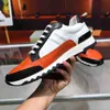 Nieuwe luxe Italië Designers Men Casual schoenen Lederen Sneaker Skate Shoe Trail Farbe Leder Sneakers Man Outdoor Lace Up Trainers Outdoor Sports Rubber Sole with Box