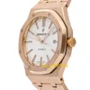 Audemar Pigue Men's Watch Trusted Luxury Watches Audemar Pigue Royal Oak Sign Rose Gold Mens Bracelet Watch 15400or.oo.1220or.02 APS Factory