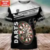 Men's T-Shirts Bar Entertainment Darts Club Fun Indoor Sportwear T-shirts Summer 3D Print Harajuku Loose Daily Casual Short-slved T Shirt T T240419