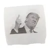 Novità Donald Trump Toilet rotolo di carta Fashion Funny Humor Gag Regali cucina Bagno di tessuto in legno Stampare tovaglioli da toilette