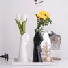 Vases Nordic Creative Vase Home Decor Gesture Flowers Flower Arrangement Dried Art Living Room Decorative