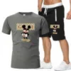 NEUER MENS MENS Designer Tracksuit Fitnessanzug Luxusdrucke Männer Kleidung Sommer -T -Shirt -Shorts 2 -teilweise Sweatshirt Jogginghose Casual Basketball Sportswear.