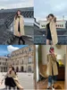 Women's Trench Coats Designer European High Version Camden Windbreaker Same Style KensingtonGabardin Windbreaker Coat 3ENC